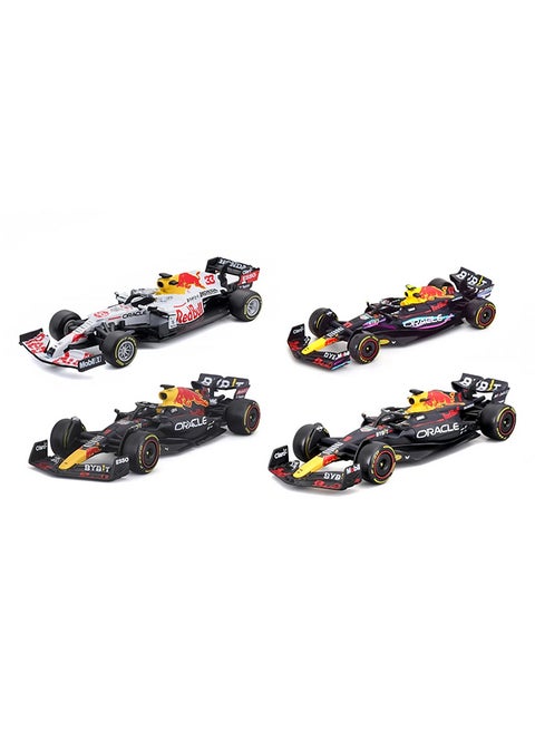 Bburago Formula 1 Red Bull Racing Die-cast Car Set (Set of 4)