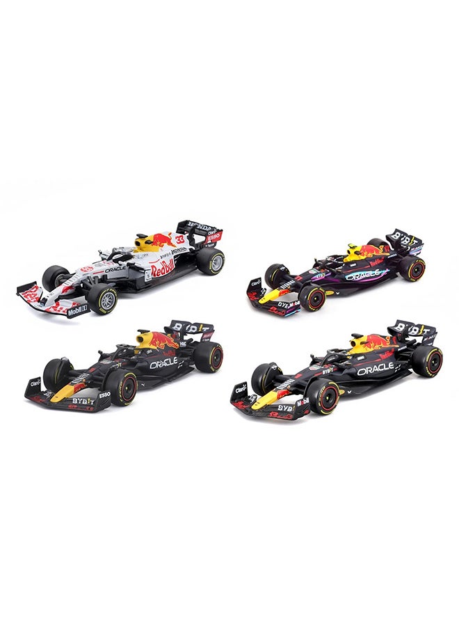Bburago Bburago Formula 1 Red Bull Racing Die-cast Car Set (Set of 4)  - Image 1
