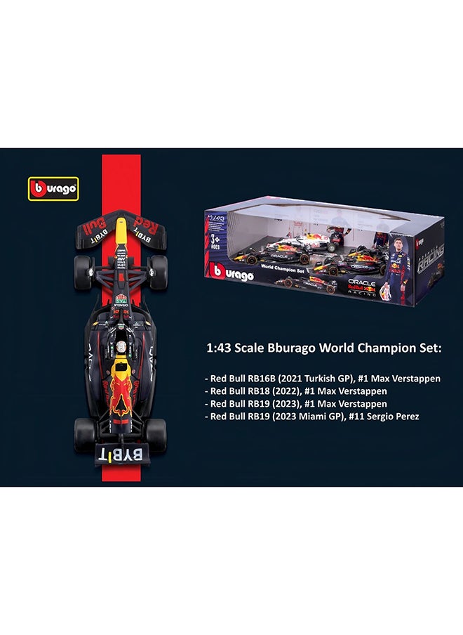 Bburago Bburago Formula 1 Red Bull Racing Die-cast Car Set (Set of 4)  - Image 3