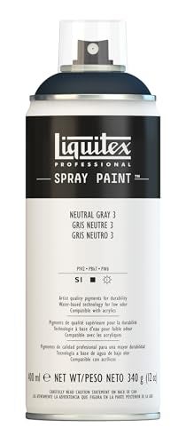 Liquitex Professional Spray Paint 12oz 400ml Neutral Grey 3 - Image 1