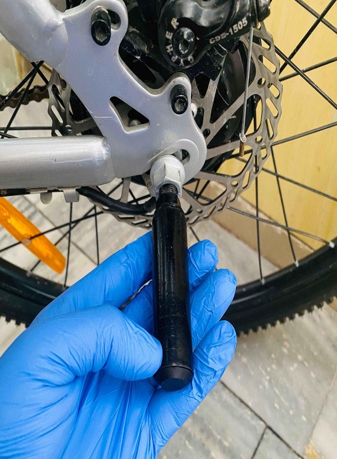 Ilsha® Cycle Foot Rest Stunt Axle Bicycle Rear Foot Pegs Set Aluminum MTB Mountain Cycle. - Image 3