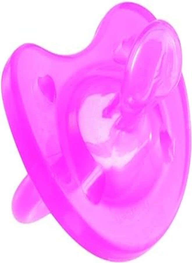 Chicco Chicco soother ph. soft pink silicone 0-6m 1pc b/new 