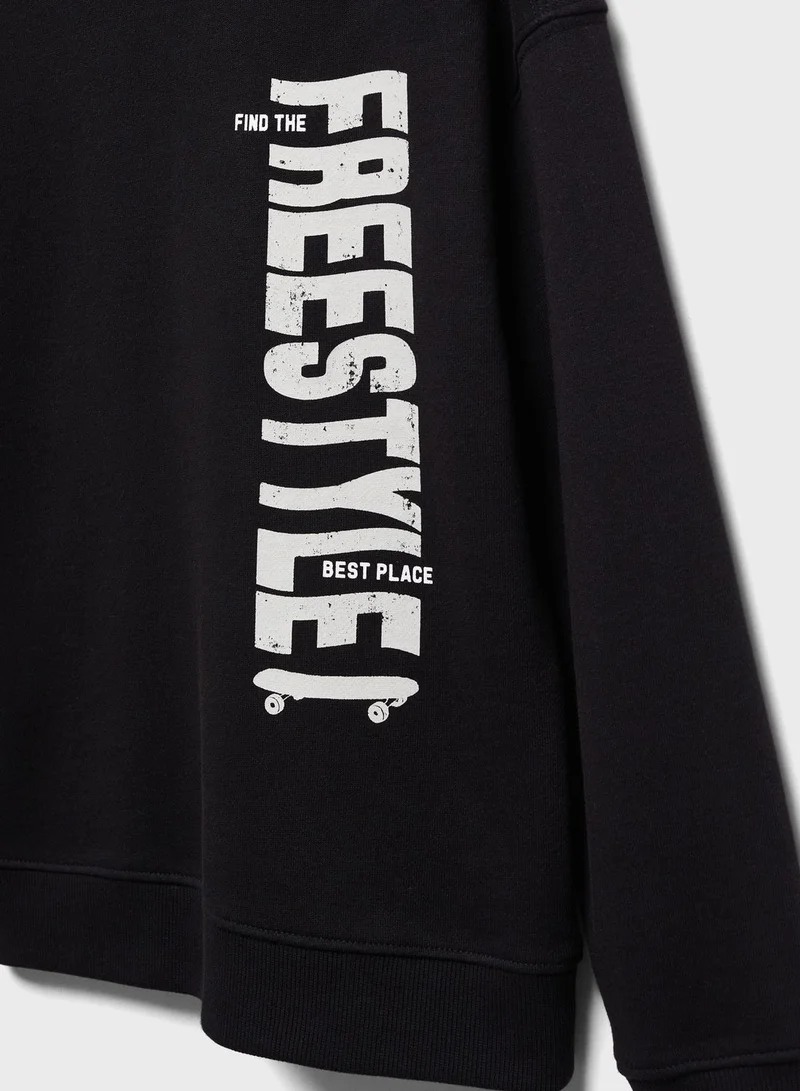 MANGO Kids Freestyle Sweatshirt