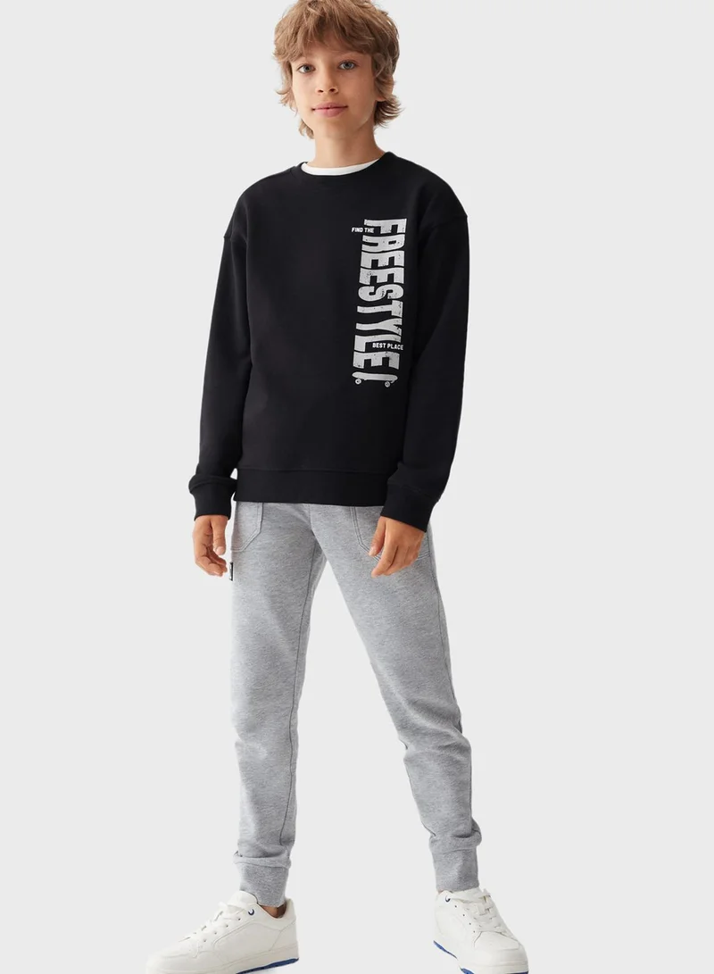 MANGO Kids Freestyle Sweatshirt