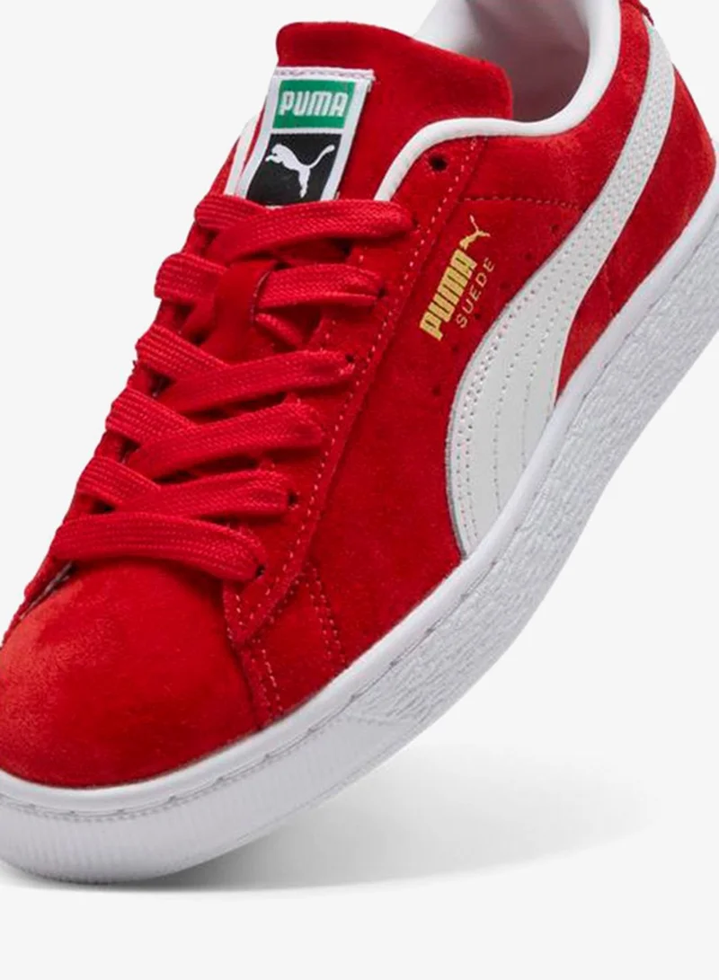 Puma For All Time Red-PUMA White Youth Suede Classic  | Best Price UAE