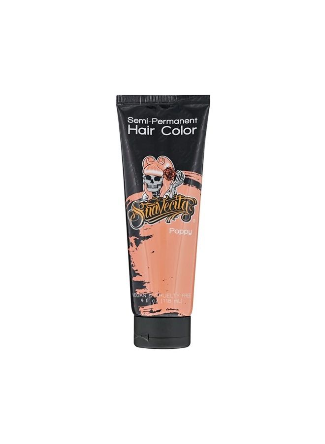 Suavecita Semi-Permanent Hair Color Poppy Coral Vegan Cruelty Free
