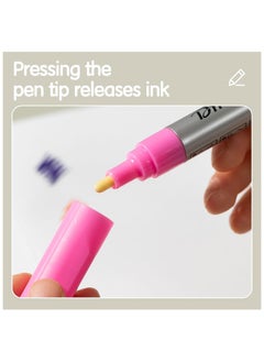 Deli Deli EC352 Acrylic Marker Set - 12 Normal Colors, 2mm Bullet Tip, Waterproof and Fade-Resistant, Strong Coverage  - Image 2