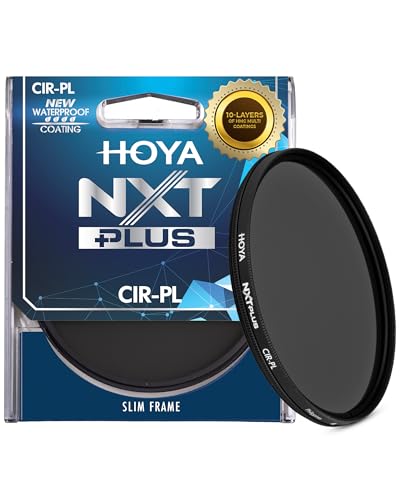 Hoya NXT Plus 43mm Polarizing Filter — Circular Polarizer with Waterproof Top-Coat, 10-Layer HMC Coatings, 1.72 Filter Factor for Faster AF, Low-Profile Aluminum Frame for Outdoor Photography - Image 1