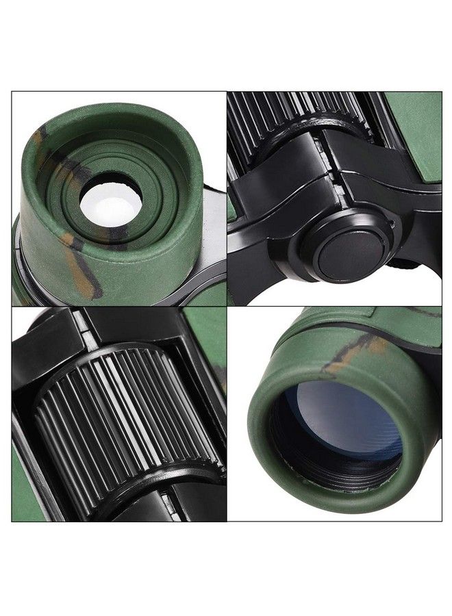 uxcell مناظير 4X30 مدمجة قابلة للطي مضادة للصدمات باللون الأخضر الداكن مع حزام للرقبة لمشاهدة الطيور والمشي لمسافات طويلة والتخييم - Image 5