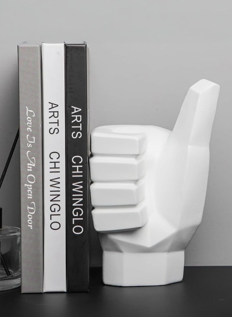 Hand Statue Creative Abstract Art Finger Sculpture Decor for Shelf TV Cabinet Bedroom Style Decor - Image 2
