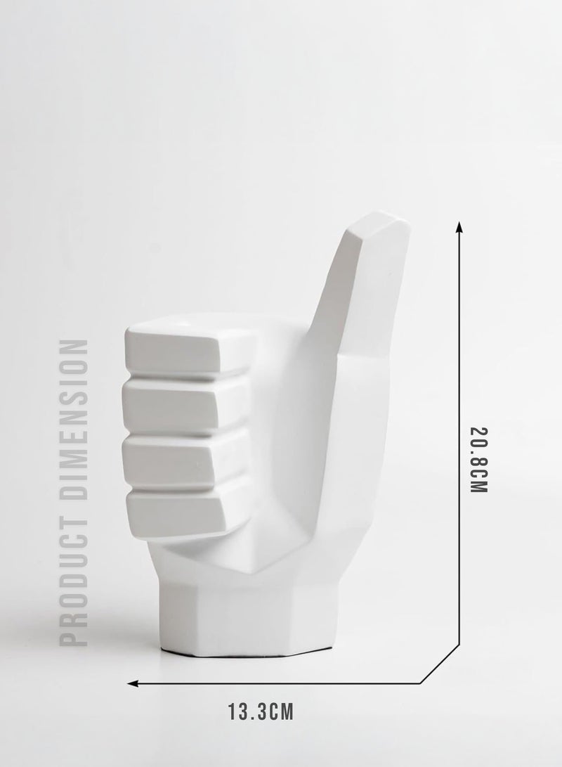 Hand Statue Creative Abstract Art Finger Sculpture Decor for Shelf TV Cabinet Bedroom Style Decor - Image 4