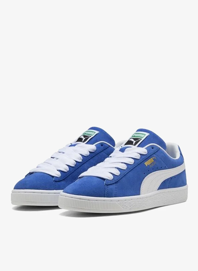 Puma Mountain Blue-PUMA White Suede Classic Sneakers Unisex for Men | Best Price UAE