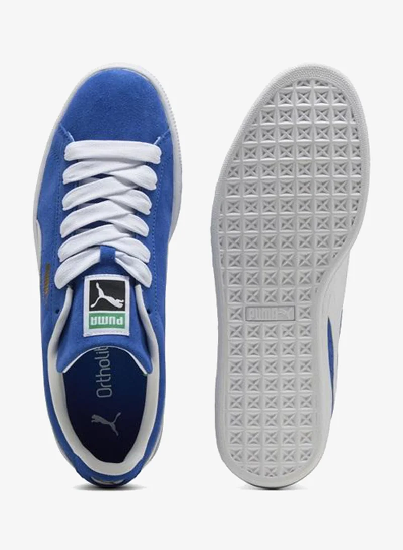 Puma Mountain Blue-PUMA White Suede Classic Sneakers Unisex for Men | Best Price UAE