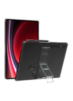 araree Flexield Samsung Galaxy Tab S9 Ultra Case with 4 Level Adjustable Kickstand, S Pen Holder Thin Lightweight Cover Shockproof Protective Transparent Case Compatible with Samsung Galaxy S9 Ultra - Clear  - Image 1