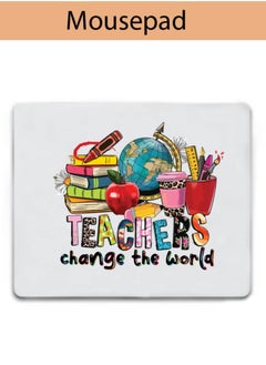 PRINTSHOP4ME Teacher's Day Pack of 3 Combo Pack - Stainless Steel Bamboo Cap Flask Bottle 600ml, Cotton Bag and Mousepad - Teacher's Day Gift Set - Gift for World Teachers Day  - Image 5