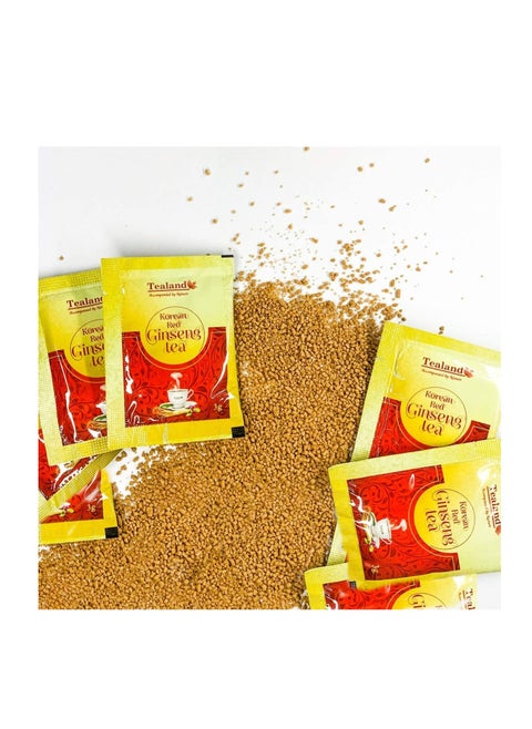 Korean Red Ginseng Tea Ginseng Instant Granulated Ginsenosides Tea Stamina Immune System Booster 50 bags