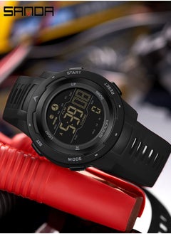 Sanda SANDA Top Brand Men Smart Watches Sports Pedometer Calories 50M Waterproof Swim LED Digital Watch Military Wristwatch 2145  - Image 2