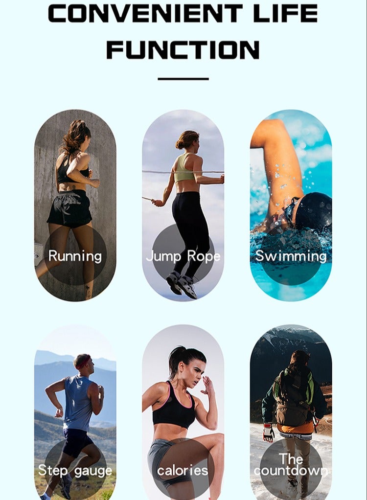 SANDA Top Brand Men Smart Watches Sports Pedometer Calories 50M Waterproof Swim LED Digital Watch Military Wristwatch 2145 - Image 4