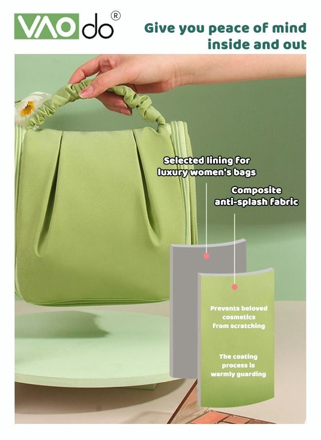 VAOdo - Multifunctional Hanging Toiletry Wash Bag Portable Large-Capacity Storage Travel Bag Waterproof Wash Bag with Hook - Image 1