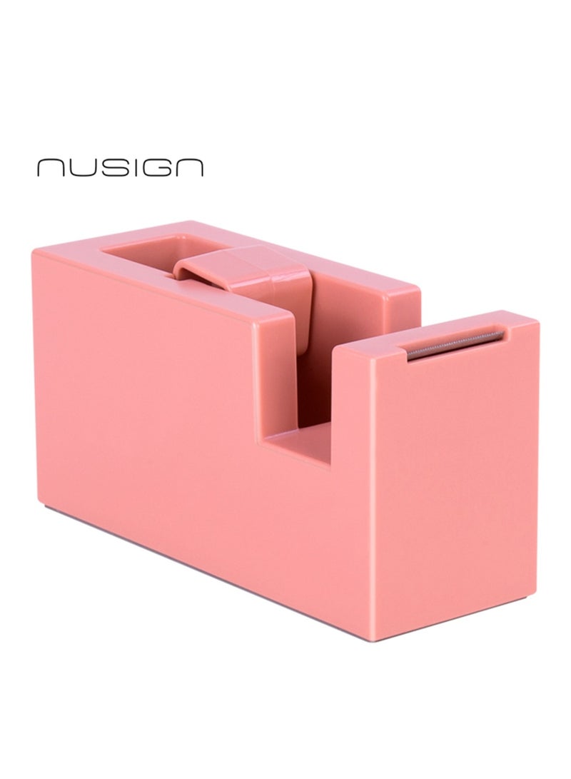 NUSIGN 1-Piece Tape Dispenser For Tapes Upto 18mm Pink - Image 2