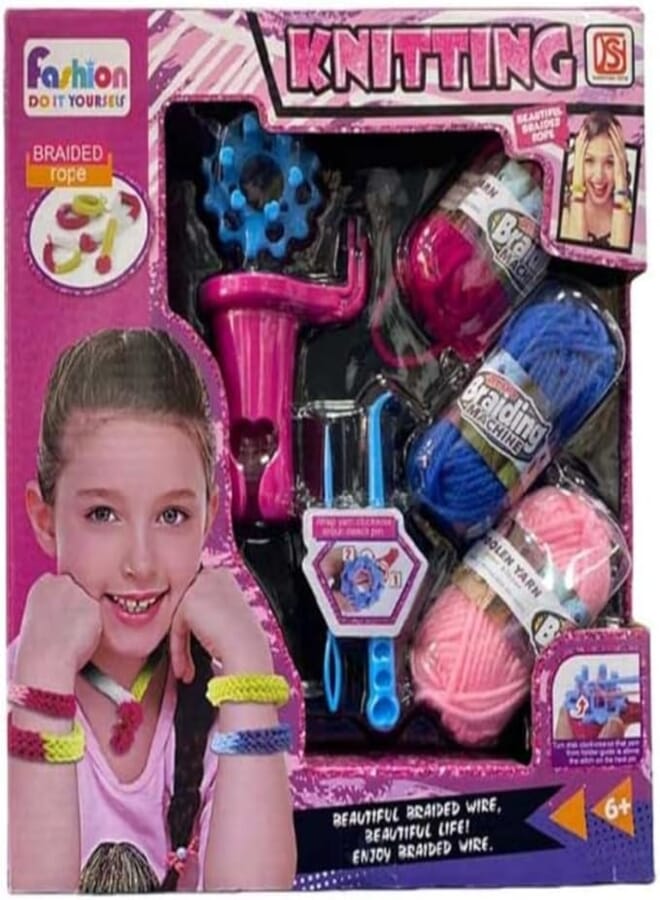 Knitting Machine and Bracelet Making Machine for Kids - Development of Creativity and Hands-on Skills (Suitable for 6+ Years)