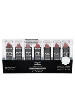 CP Trendies 7Pcs Lipstick 3.4g Pack -2   Multicolor for Women Matte Finish Long Lasting Lipsticks 7 Color Professional Lipstick Gift Set for Women/Girls  - Image 3