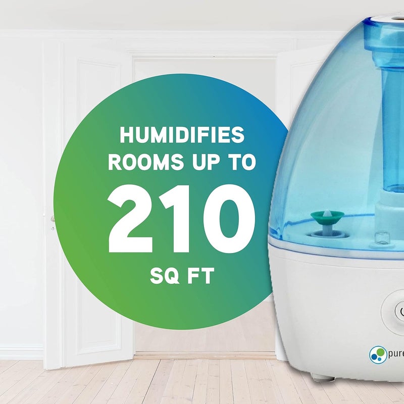 PureGuardian Pure Guardian H910BL Ultrasonic Cool Mist Humidifier 14 Hrs Run Time 210 Sq Ft Coverage Small Rooms Quiet Filter Free  - Image 4