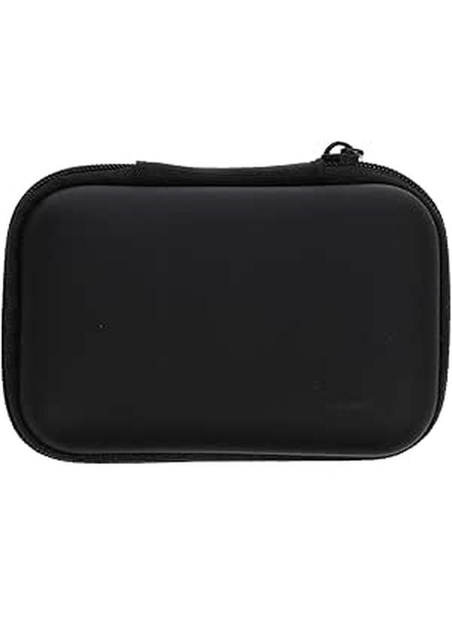 Compact Black Travel Cable Organizer Bag Portable Storage Pouch for Electronics Accessories - Image 1