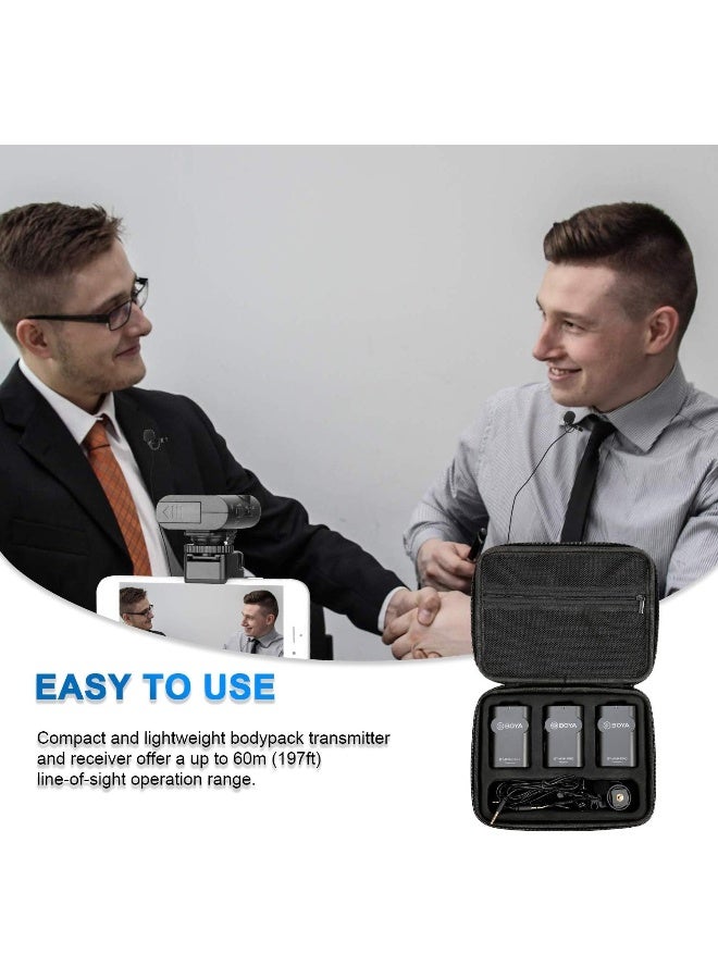 BOYA Renewed - Wm4 Pro K2 2.4Ghz Dual Wireless Lavalier Microphone System - Image 5