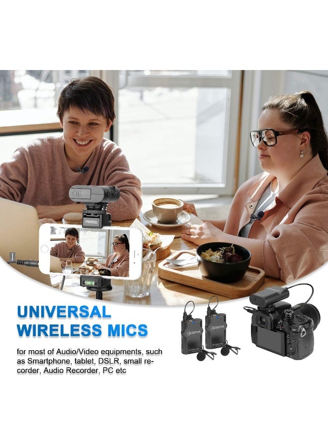 BOYA Renewed - Wm4 Pro K2 2.4Ghz Dual Wireless Lavalier Microphone System - Image 2