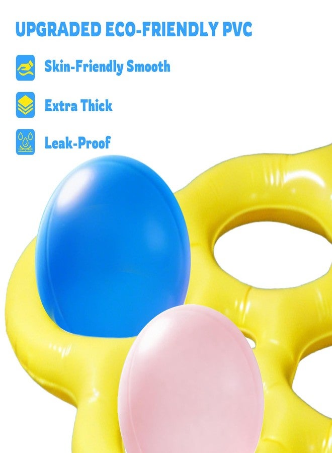 JOMBY Pool Tic Tac Toe Game & Pool Toys Games Set - Inflatable Outdoor Yard Games for Kids Adults Family, with 10 Balls for Adults Teens Kids 2-10 Players - Image 3