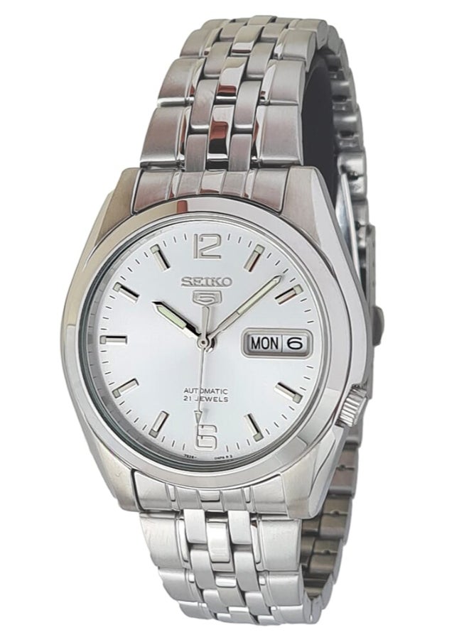 Seiko ساعة كلاسيك 21 جويلز 37 ملم من الستانلس ستيل للرجال SNK385K1  - Image 1