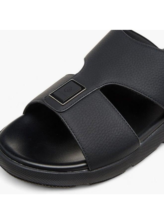 لو كونفورت صنادل رجالية مريحة سهلة الارتداء بلمسة معدنية - Image 4