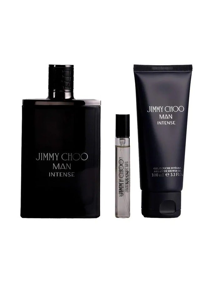 جيمي تشو مجموعة جيمي تشو مان انتنس، 3 قطع، أو دو تواليت 100 مل + أو دو تواليت 7.5 مل + جل استحمام 100 مل - Image 2