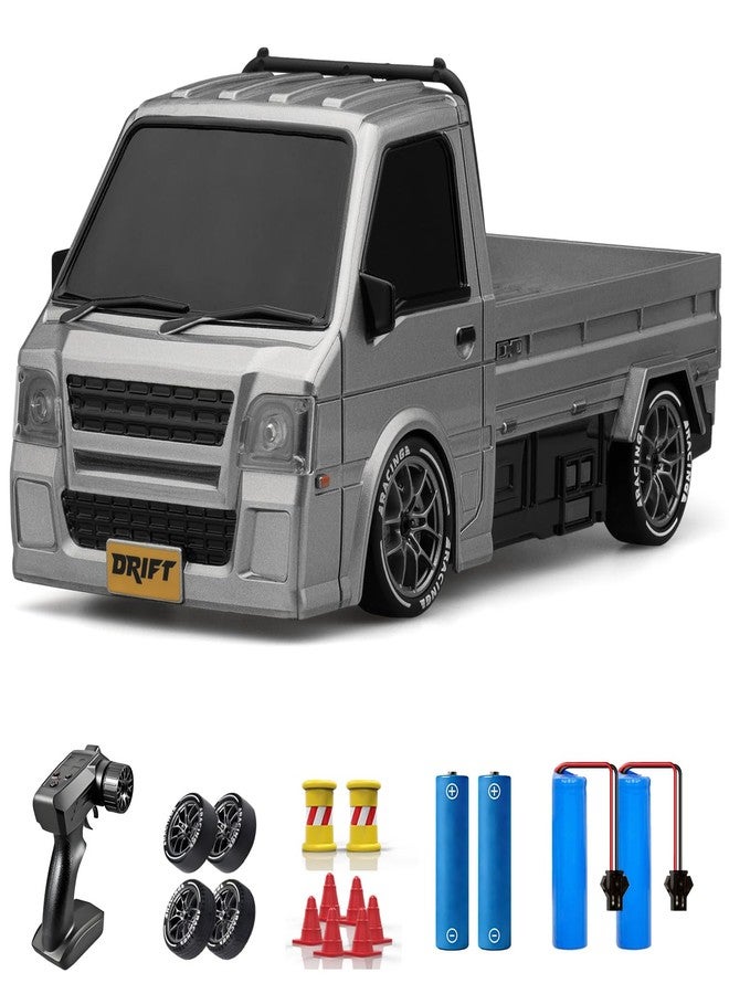 ACAMMZAR RC Drift Car, 1:24 Remote Control Car, 20KM/H 4WD Drift RC Truck with Lights, Extra Racing Tires, High Speed RC Cars for Kids Adults Boys Girls - Image 1