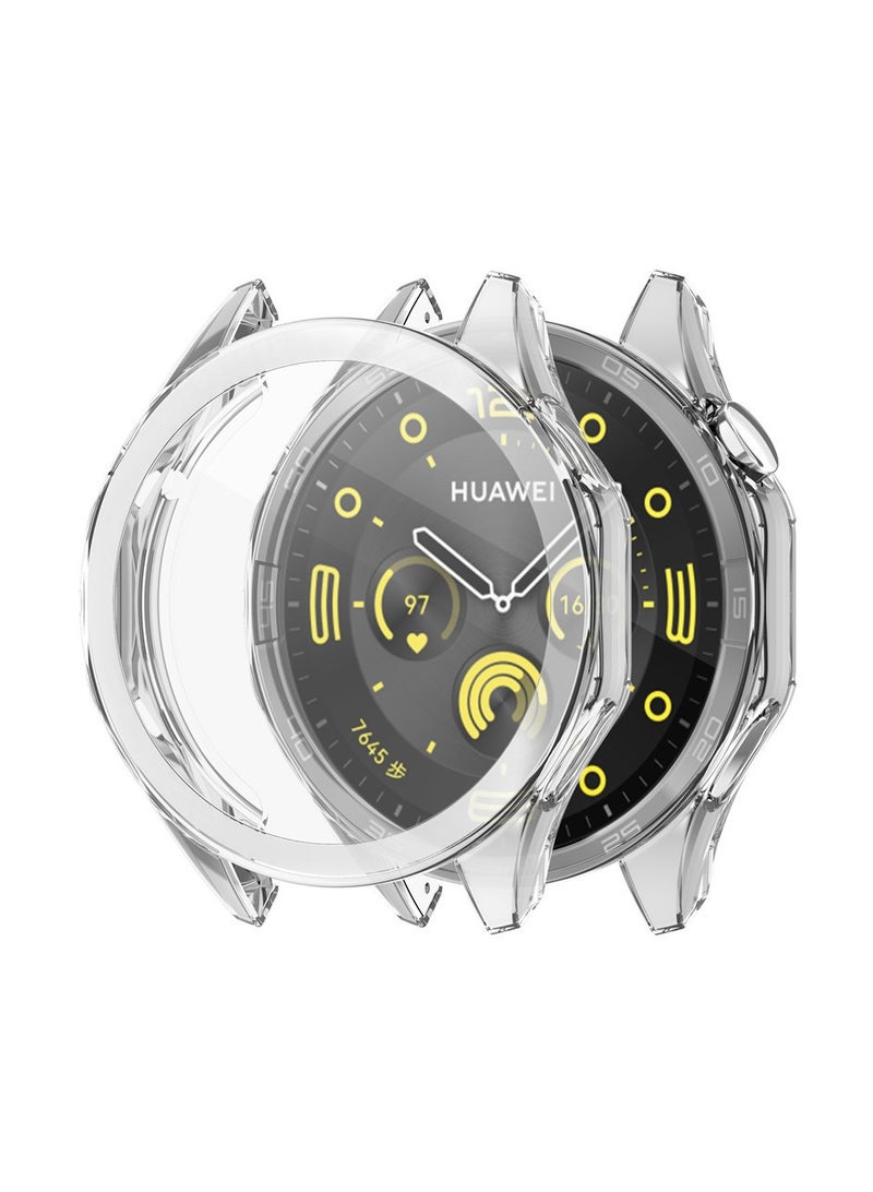 Protective TPU Screen Protector Case Cover for Huawei Watch GT 4 46mm Clear - Image 4