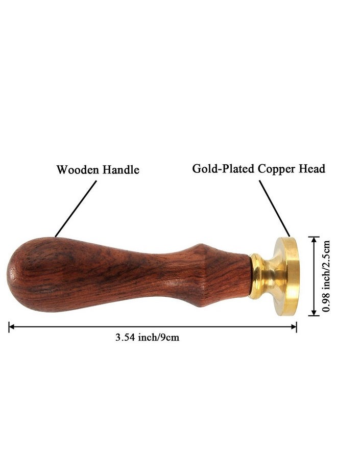 Mornajina Classic Wooden Letter N Alphabet Letter Initial Wax Classic Sealing Wax Seal Stamp  - Image 3