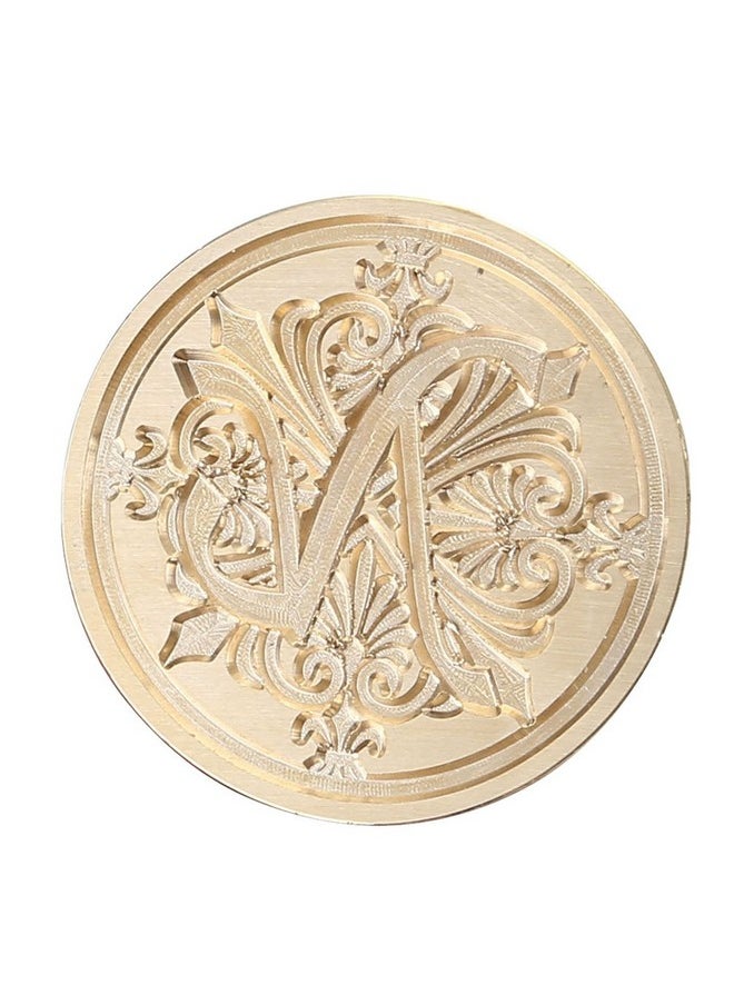 Mornajina Classic Wooden Letter N Alphabet Letter Initial Wax Classic Sealing Wax Seal Stamp  - Image 5