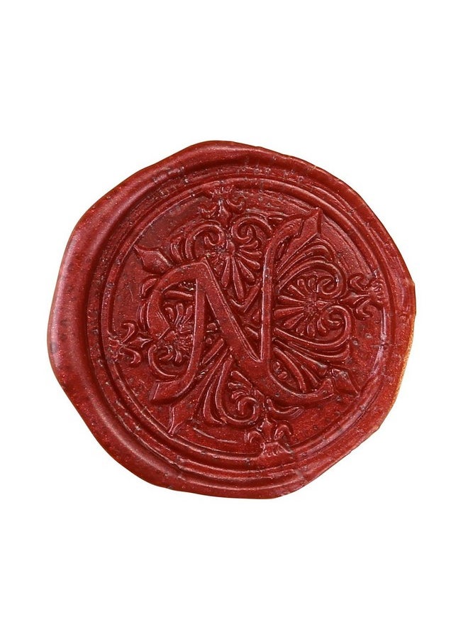 Mornajina Classic Wooden Letter N Alphabet Letter Initial Wax Classic Sealing Wax Seal Stamp  - Image 4
