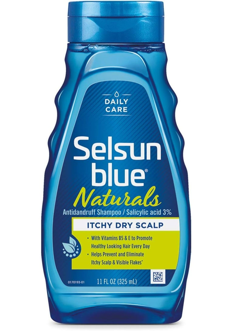 Selsun blue Naturals Antidandruff Shampoo Itchy Dry Scalp 325 ML
