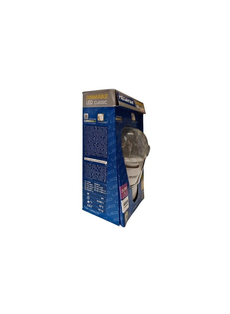 Megaman LED Bulb E27 LG1708dCSv2 8W - 4000K (Dimmable) - Image 3