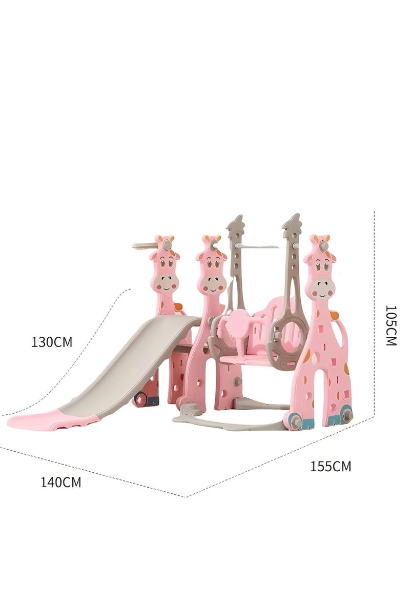 Toddler Slide for Kids Age 2 3 4 5 6 7 8 9，Loverly Baby Slide and Swing for Kids Outdoor Indoor 3-10 Year Old，Home Toy Game for Boys and Girls - Image 2