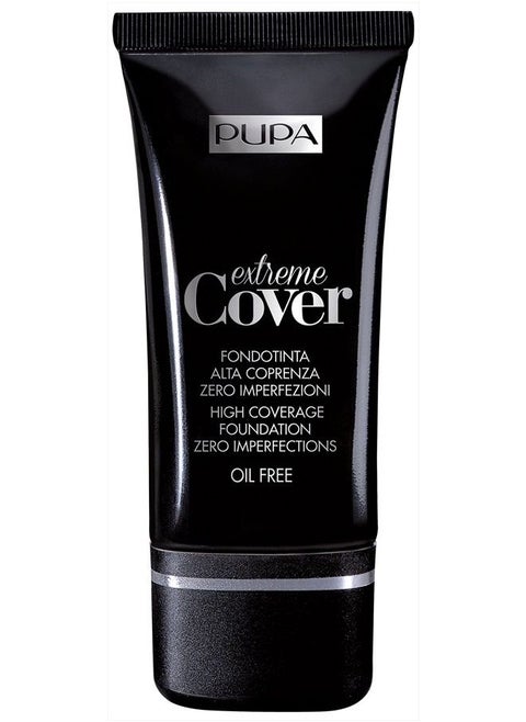 PUPA Milano Extreme Cover Foundation SPF 15 - High Coverage - Corrects Skin Spots And Dyschromia - Highly-Pigmented Texture - Floral -Fragrance - 010 Alabaster - 1.01 Oz, (PUP091002)