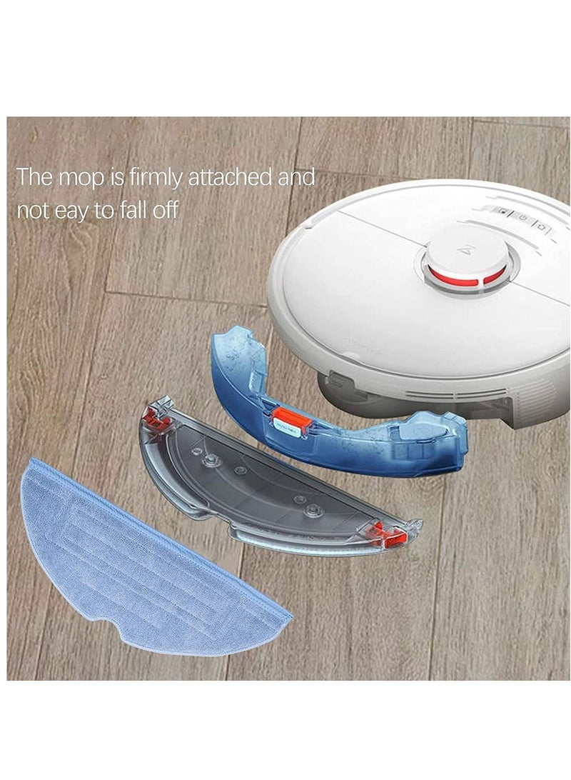 Excefore Mop Head Replacement Wet Dust Heads 10Pcs Cleaning Pads Microfiber for S7 T7S T7 Plus Accessories Hardwood Floor 10 Pieces - Image 2