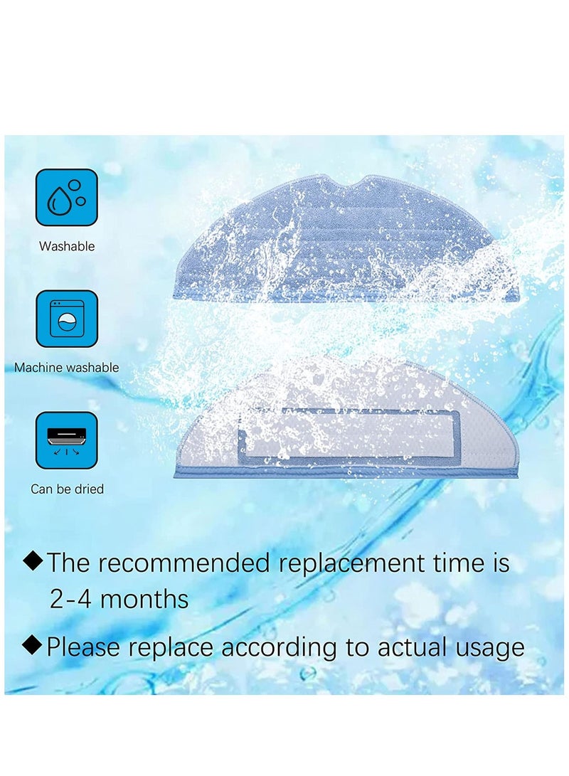 Excefore Mop Head Replacement Wet Dust Heads 10Pcs Cleaning Pads Microfiber for S7 T7S T7 Plus Accessories Hardwood Floor 10 Pieces - Image 3