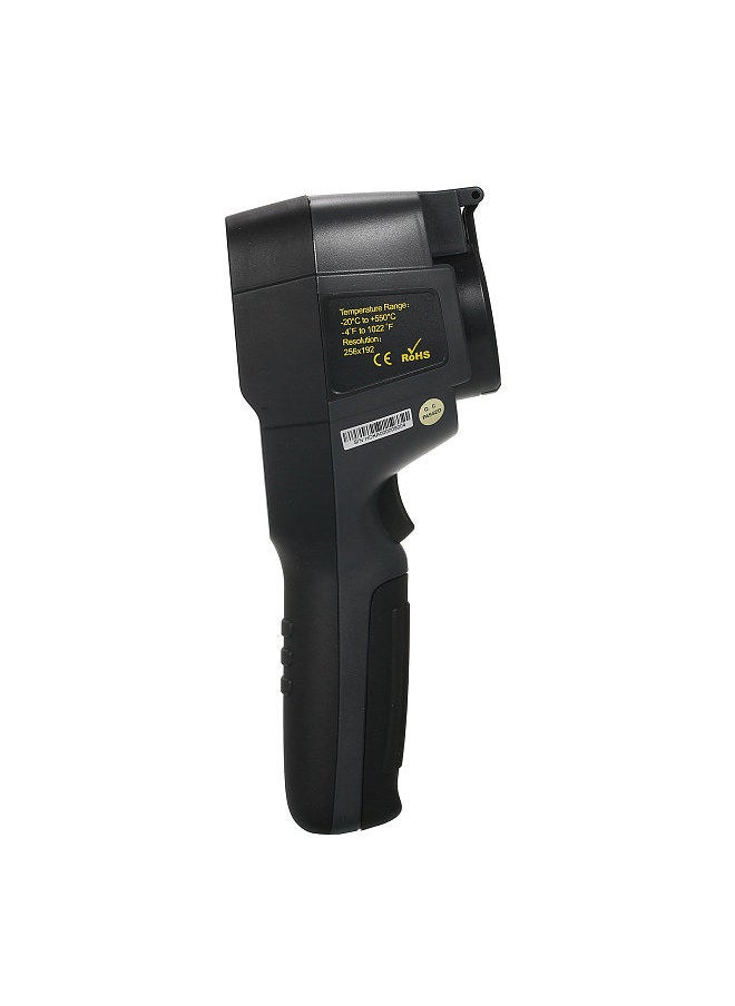 Hti HT-H18+ Infrared Thermal Imaging Camera 2200mAh Rechargeable Handheld IR Thermal Imager -20~550℃/-4~1022℉ Temperature Range 256x192 Resolution with 3.2-inch LCD Screen 5 Color Palettes