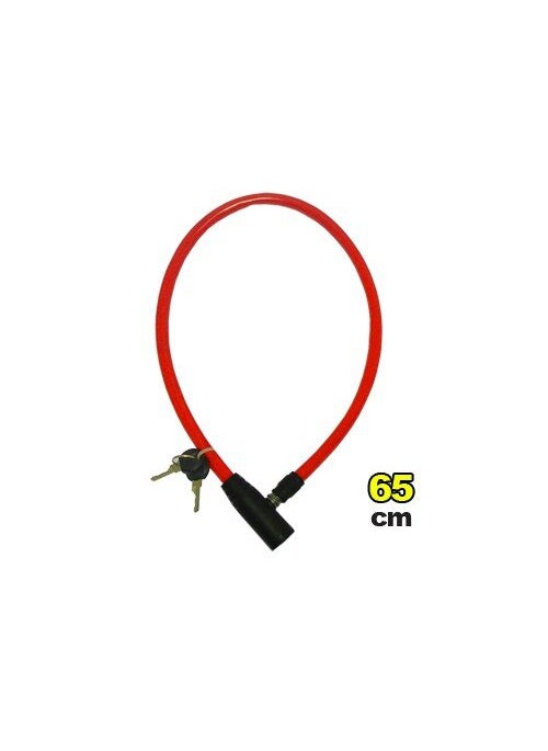 Automix Motorcycle and Bicycle Lock Red 65 cm 