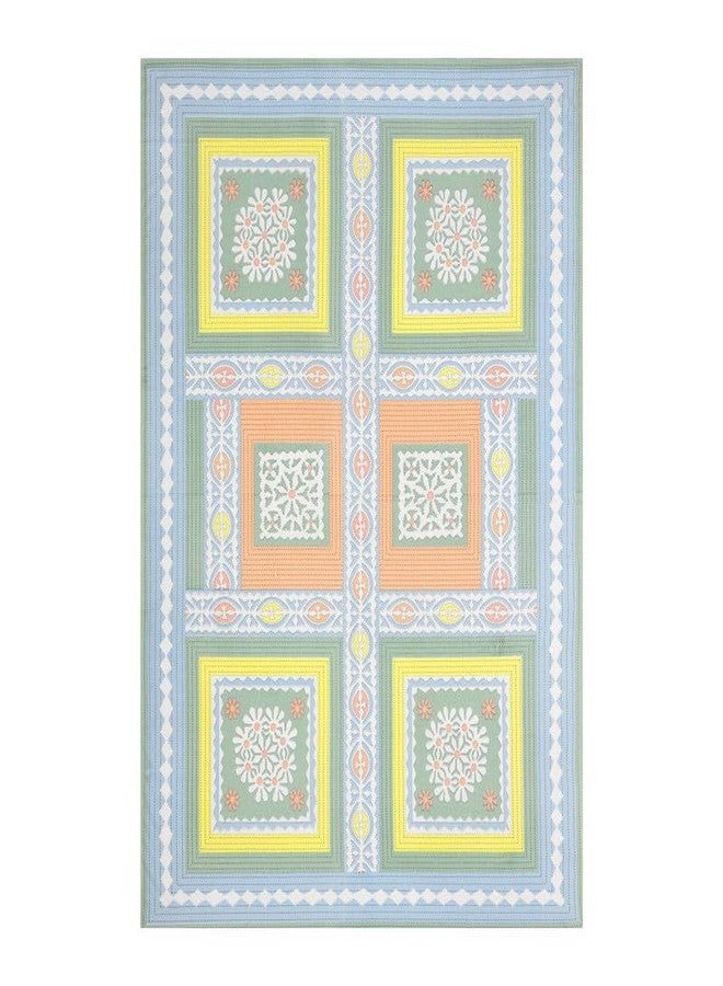 Texstylers Pure Cotton 6 Seater Dining Table Cloth - Rectangular Shape | 60x90 Inches | Washable & Durable Table Cover for Daily Use | Elegant & Soft Fabric, Pack of 1, Multi_08 - Image 4