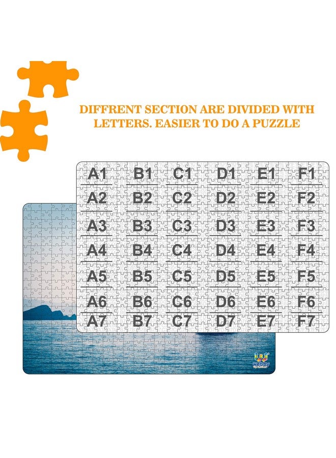 Webby Sailboat in The Sea Wooden Jigsaw Puzzle, 500 Pieces - Kids - Image 3