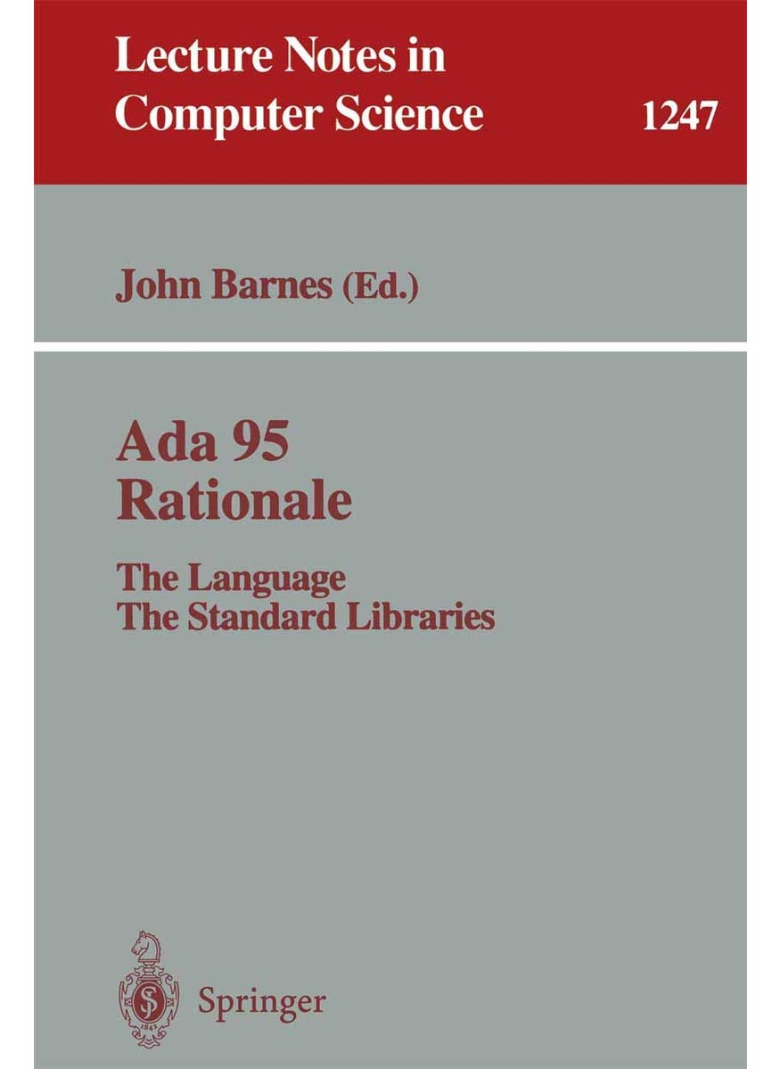 Ada 95 Rationale: The Language - The Standard Libraries 